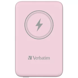   Verbatim Charge 'n' Go Magnetic Wireless 10000mAh PowerBank Pink