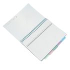 Spirálfüzet vonalas ASTRA PAP A/4 100 lapos perforált színregiszteres Ombre Pasztell