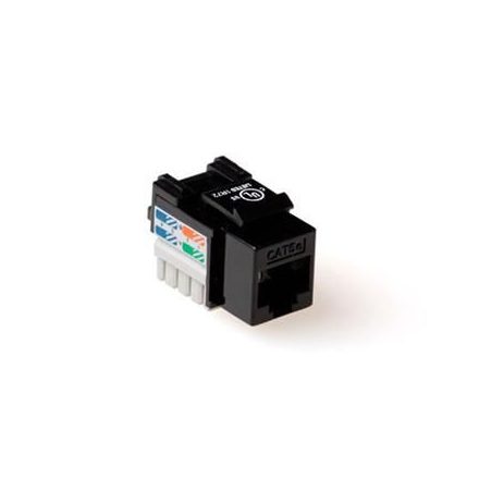 ACT Keystone Jack CAT5E unshielded down Black