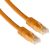 ACT CAT6A U-UTP Patch Cable 0,5m Orange