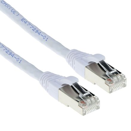 ACT CAT6A S-FTP Patch Cable 0,5m White