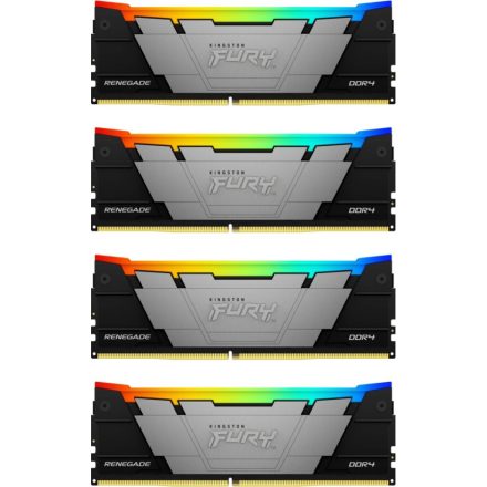 Kingston 32GB DDR4 3600MHz Kit(4x8GB) Fury Renegade RGB Black