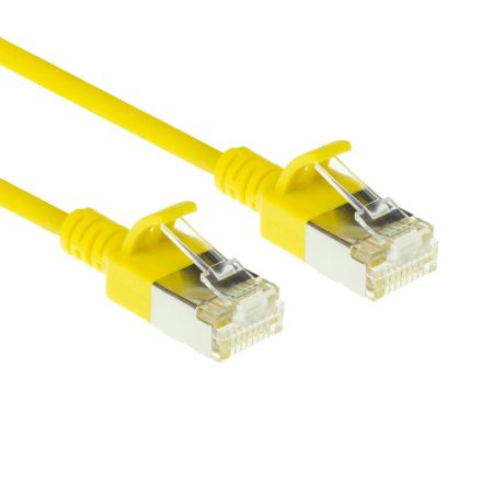 ACT CAT6A U-FTP Patch Cable 1m Yellow