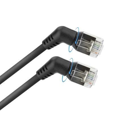 ACT CAT6A U-FTP Patch Cable 2m Black