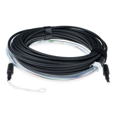 ACT Multimode 50/125 OM4 indoor/outdoor cable 4 fibers with LC connectors 60m Black 