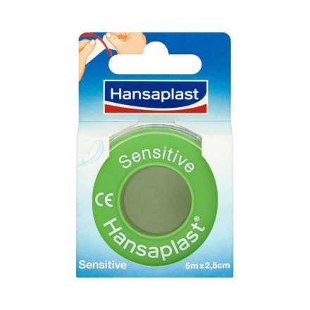 Ragtapasz HANSAPLAST tekercses sensitive 5 m x 2,5 cm