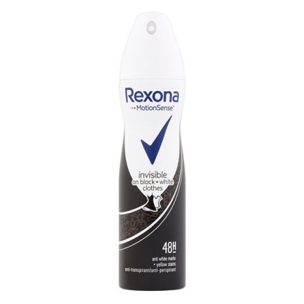 Izzadásgátló deo REXONA Invisible Black&White 150ml