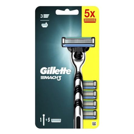 Borotva GILLETTE Mach3 Base H + 5 betét