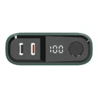 Realpower PB-10000C PD+ 10000mAh Powerbank Dark Green