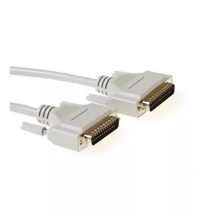 ACT Serial 1:1 connection cable 25 pin D-sub male to 25 pin D-sub male 1,8m Ivory