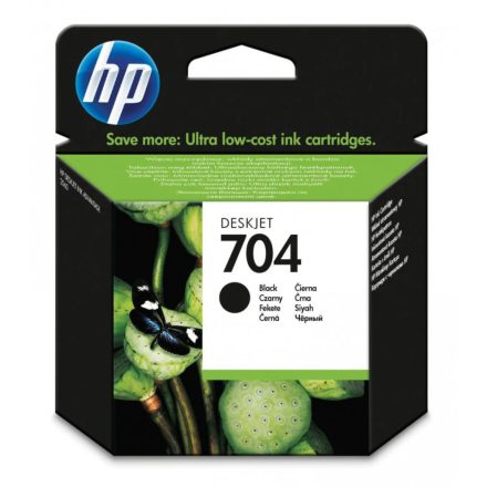 HP 704 Black tintapatron