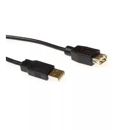 ACT USB 2.0 A male to USB A female 5m Black
