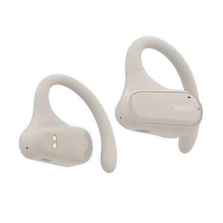 Belkin SoundForm ClearFit Open-Ear Wireless Earbuds Sand