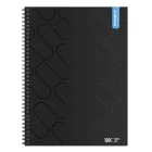 Spirálfüzet sima ICO Student Black Prémium A/4 100 lapos