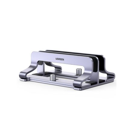 UGREEN Vertical Laptop Stand Dual-Slot Silver