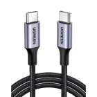UGREEN USB-C to USB-C Alu Case with Braid Cable 1m Black