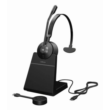 Jabra Engage 55 SE MS Mono USB-C DECT Headset with Stand Black