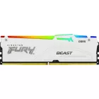 Kingston 64GB DDR5 6000MHz Kit(2x32GB) Fury Beast RGB White