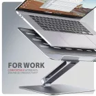 AXAGON STND-LQ Alumínium HQ állvány 16"  laptopokhoz Állítható magasság és szög