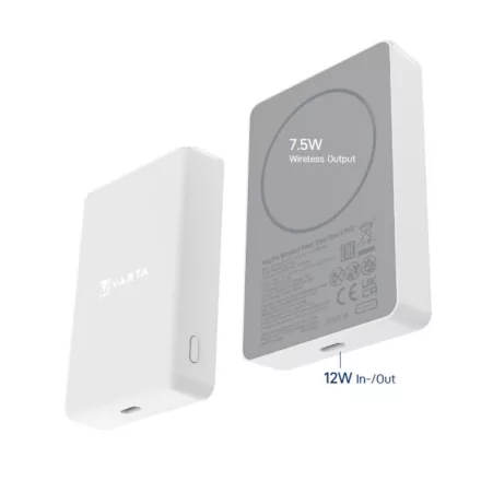 Varta Mag Pro Wireless 5000mAh PowerBank White