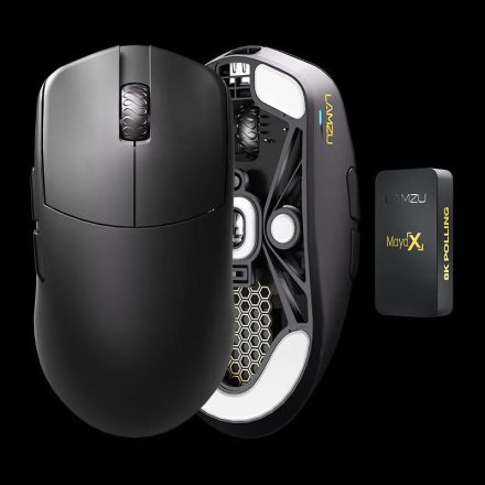 LAMZU Maya X Wireless Gaming Mouse Charcoal Black