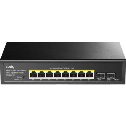 Cudy GS1008PS2 8-Port PoE Switch Black