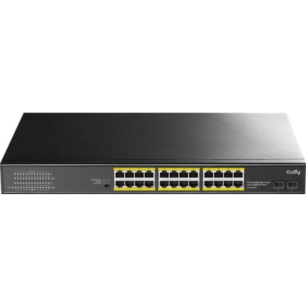 Cudy GS1028PS2 24-Port PoE Switch Black