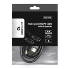 Gembird CC-HDMI4L-1M High speed HDMI cable with Ethernet Select Series 1m Black