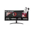 LG 34" 34WR50QK-B LED Curved