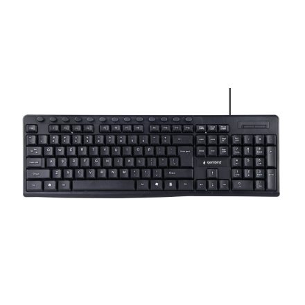 Gembird KB-UM-107 Multimedia Keyboard Black US