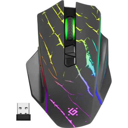 Defender GM-503 Uran Wireless RGB Gaming Mouse Black