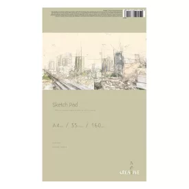 Rajztömb CREATIVE A/4 160 g 35 lapos
