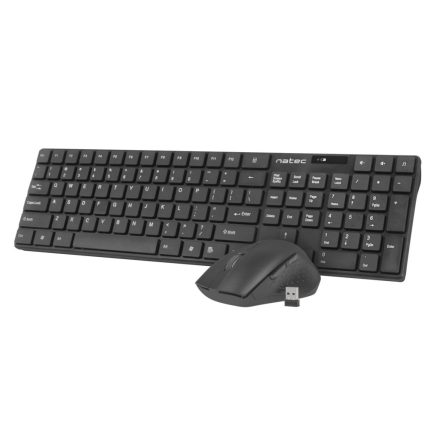 natec Stingray Wireless Keyboard Combo Black US