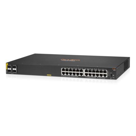 HP Aruba CX 6000 24-Port PoE Switch Black