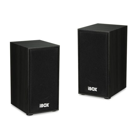 iBox IGLSP1B Speaker Black Wood