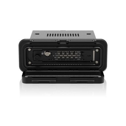 IcyDock ToughArmor EX MB491SKL-1B Ruggedized 1 Bay 2.5" SAS/SATA HDD/SSD Mobile Rack Enclosure with Water-Resistant Front Cover and Dual-Lock for 3.5" Bay