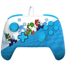   PDP Nintendo Switch Mario Escape Rematch USB Gamepad Blue/White