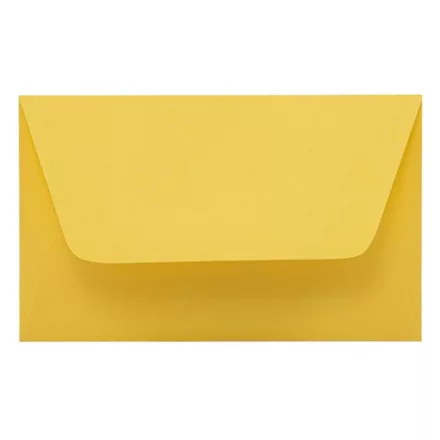 Névjegyboríték színes KASKAD enyvezett 70x105mm 57 citromsárga 50 darabos