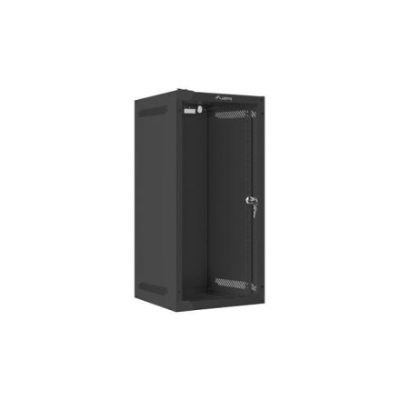 Lanberg 10" 12U Falra szerelhető Rackszekrény Black