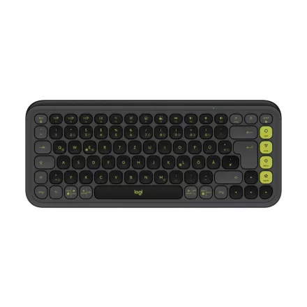 Logitech Pop Icon Wireless Keyboard Graphite/Green US