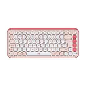Logitech Pop Icon Wireless Keyboard Rose/Off White US