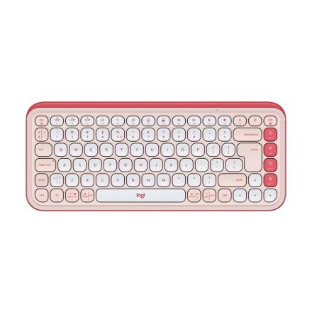 Logitech Pop Icon Wireless Keyboard Pink US