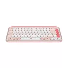 Logitech Pop Icon Wireless Keyboard Rose/Off White US