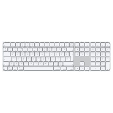 Apple Magic Keyboard (2024) Touch ID and Numeric Keypad Bluetooth Keyboard White HU