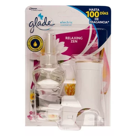Elektromos légfrissítő készülék + utántöltő GLADE Japán zen kert 20 ml