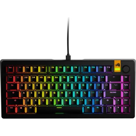 Glorious GMMK 3 HE 75% Prebuilt RGB Mechanical Gaming Keyboard Black UK