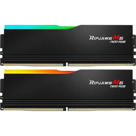 G.SKILL 32GB DDR5 6000MHz Kit(2x16GB) Ripjaws M5 Neo RGB Black