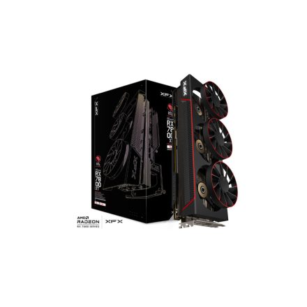 XFX RX7800 XT QuickSilver Black Magnetic Air Gaming