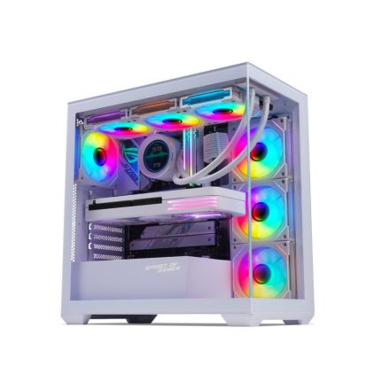 Spirit Of Gamer Spark RGB Tempered Glass Arctic