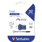 Verbatim 32GB Dual USB Drive USB3.2/USB-C Black